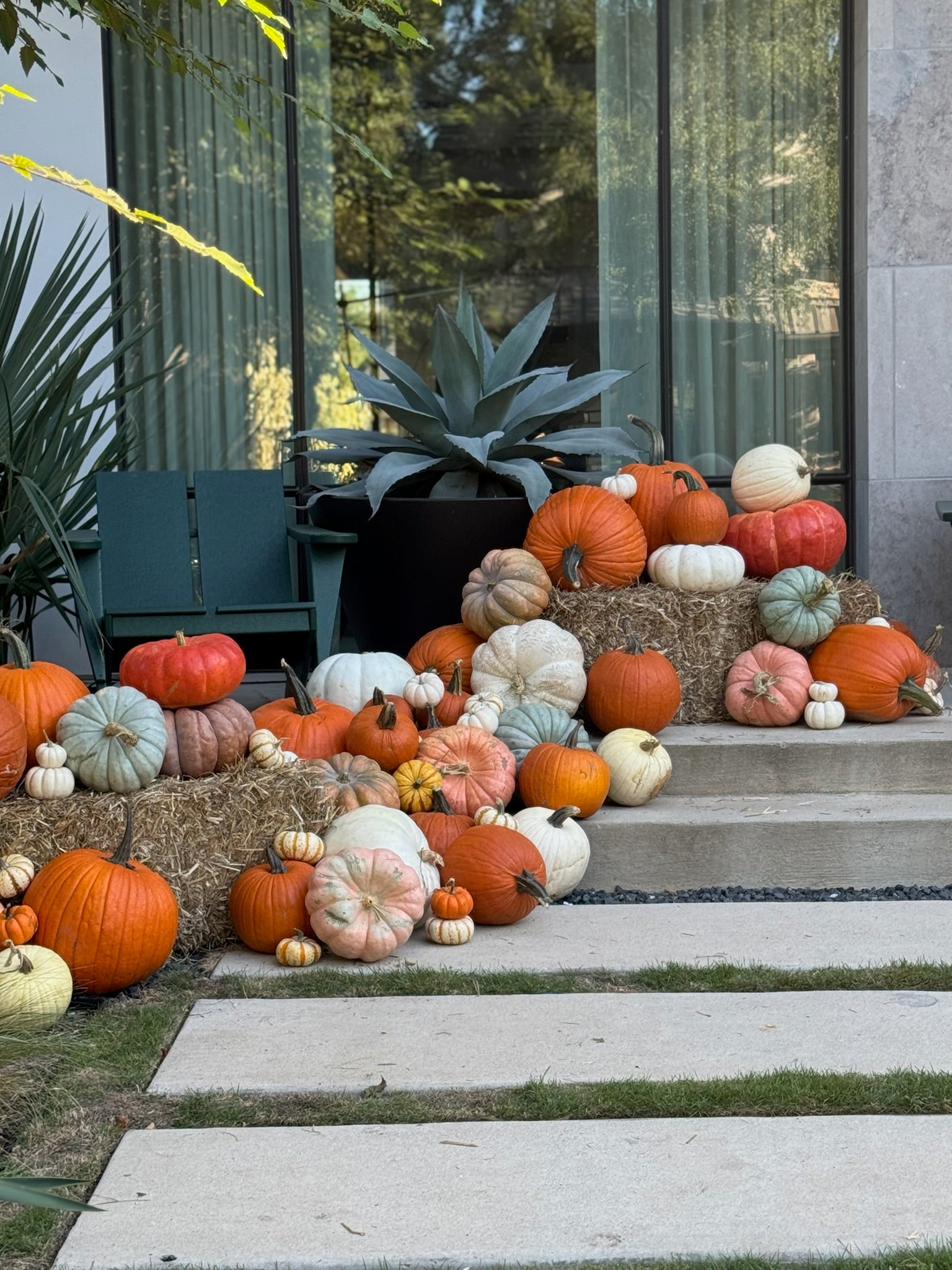 Package B – Deluxe Porch Pumpkin Display